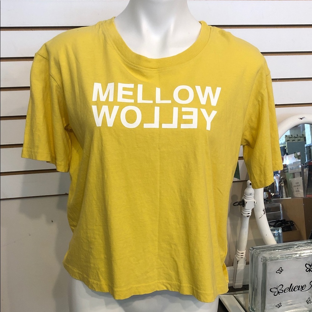 Sundry Yellow Graphic Tee